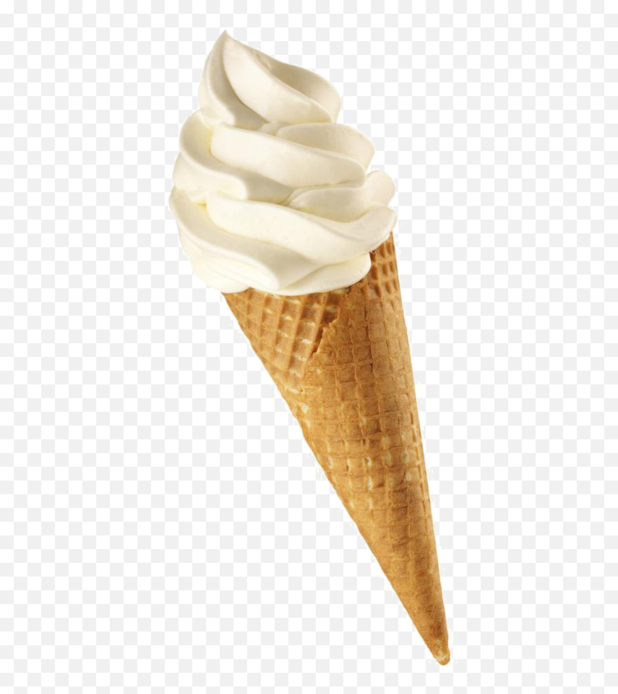 Ice Cream Cone Vanilla - Creamy Vanilla Ice Cream Transparent Background Vanilla Ice Cream Cone Png,Ice Cream Transparent