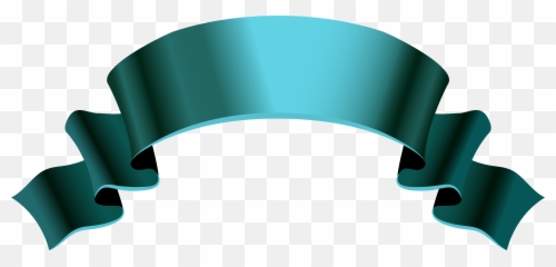 Blue - Gold Brown Ribbon Png
