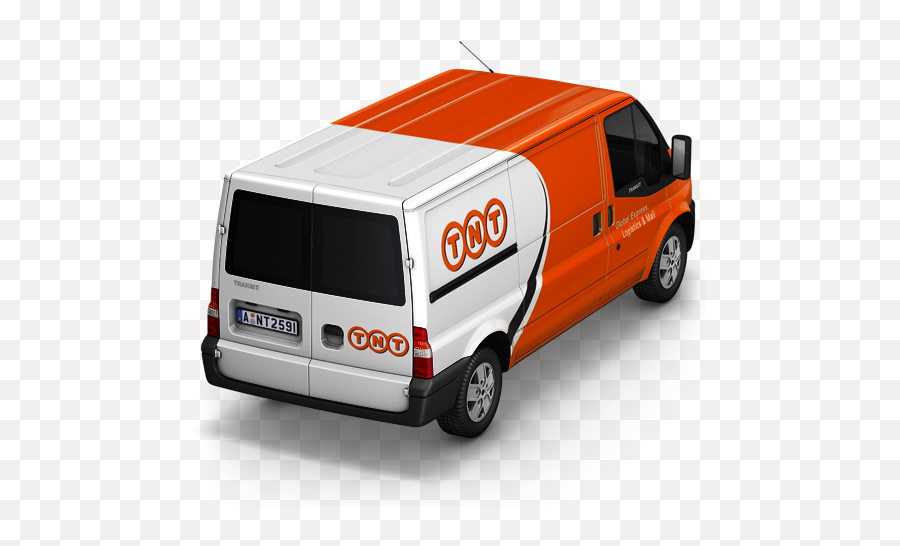 Tnt Van Back Icon Container 4 Cargo Vans Iconset Antrepo - Icon Van Back 3d Png,Van Png