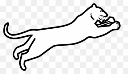 Puma Vector Panther Transparent U0026 Png Clipart Free Download - White