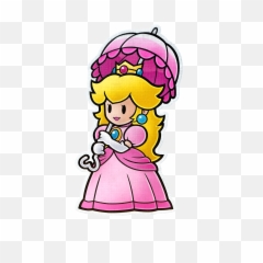 Download Hd Princess Peach - Paper Mario Color Splash Paper Mario Color Splash Peach Png,Princess Peach Transparent