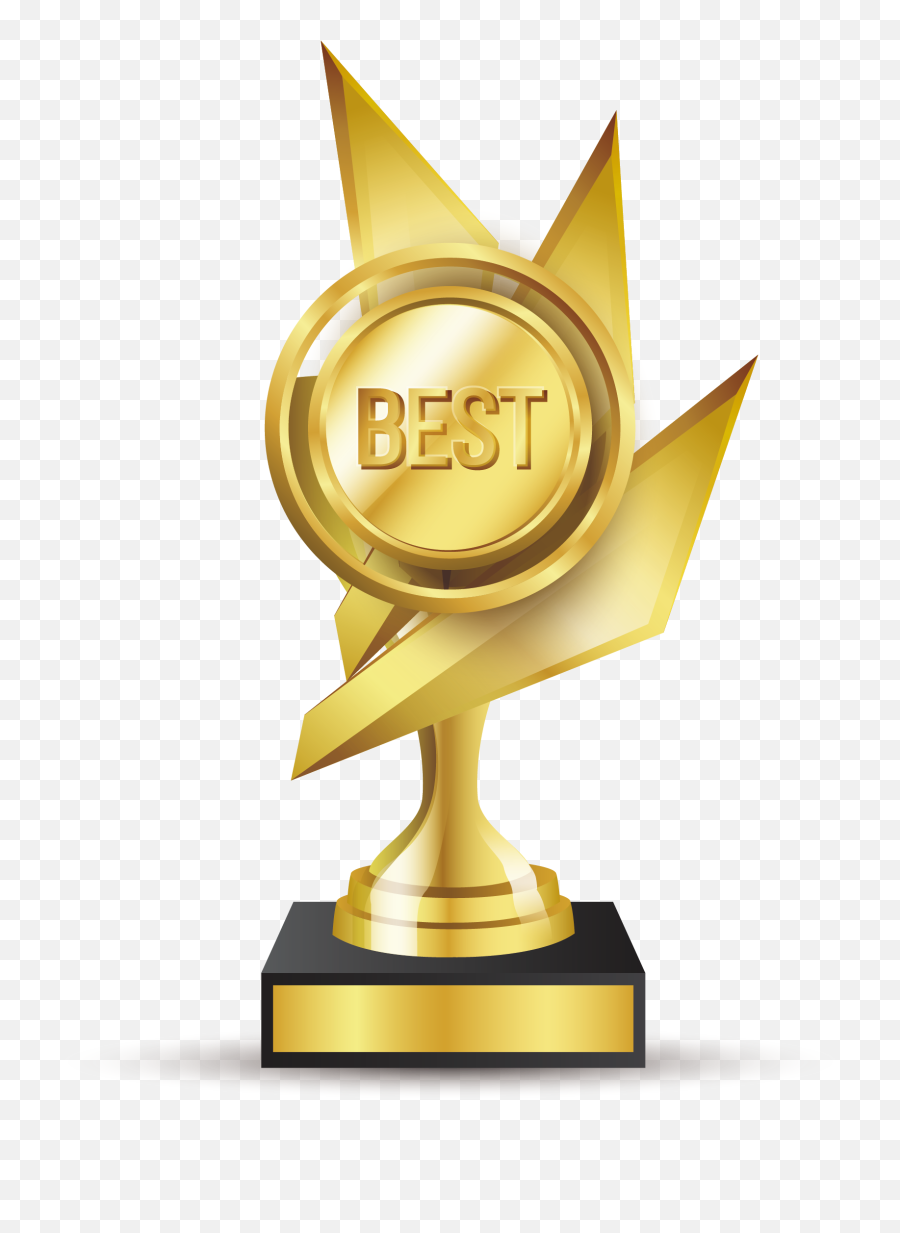 Download Hd Gold Medal Award Elements - Trophy Png,Trophy Transparent