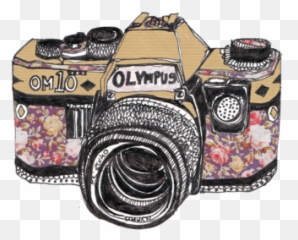 Be Strong Camera Art Drawing Illustration - Drawings Of Cameras png