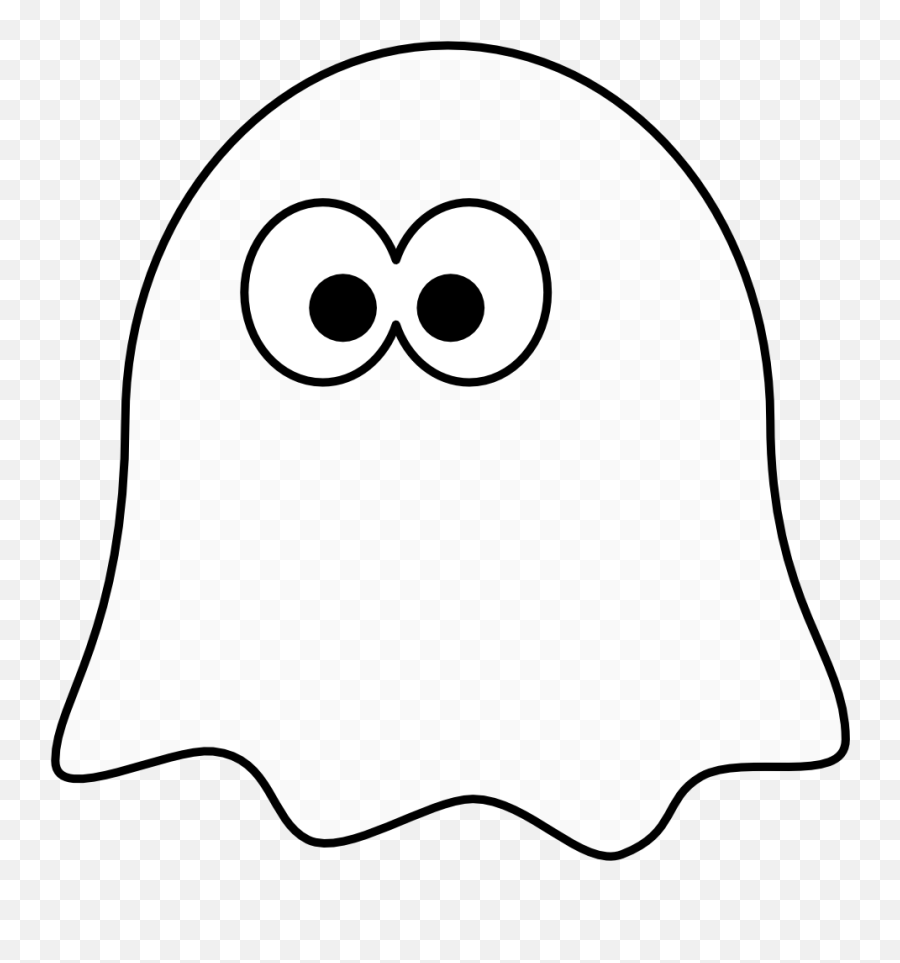 White - Grey Cartoon Ghost Png,Ghost Clipart Transparent Background