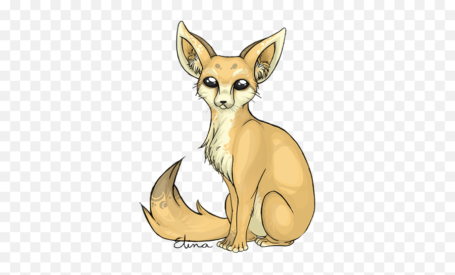 Fennec Fox By Orientalkitten - Fennec Fox Cartoon Png,Fennec Fox Png