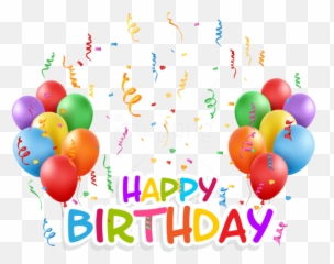 Free Png Download Transparent Happy - Birthday Ballon