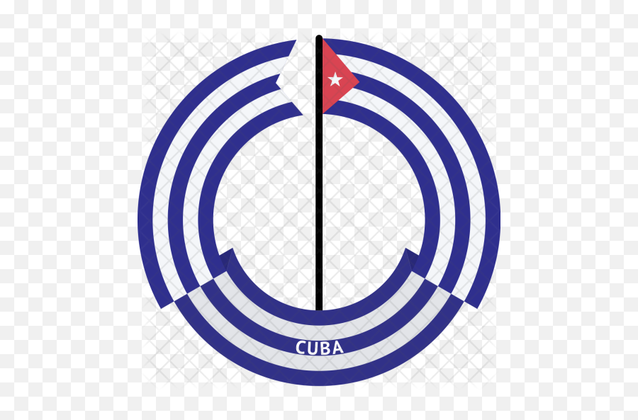 Cuba Flag Icon - Op Art Kolay Çizim Png,Cuban Flag Png
