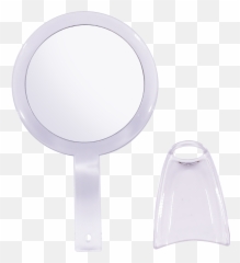 Download Double Sided Round Mini Cosmetics Hand Mirror - Circle Png,Hand Mirror Png