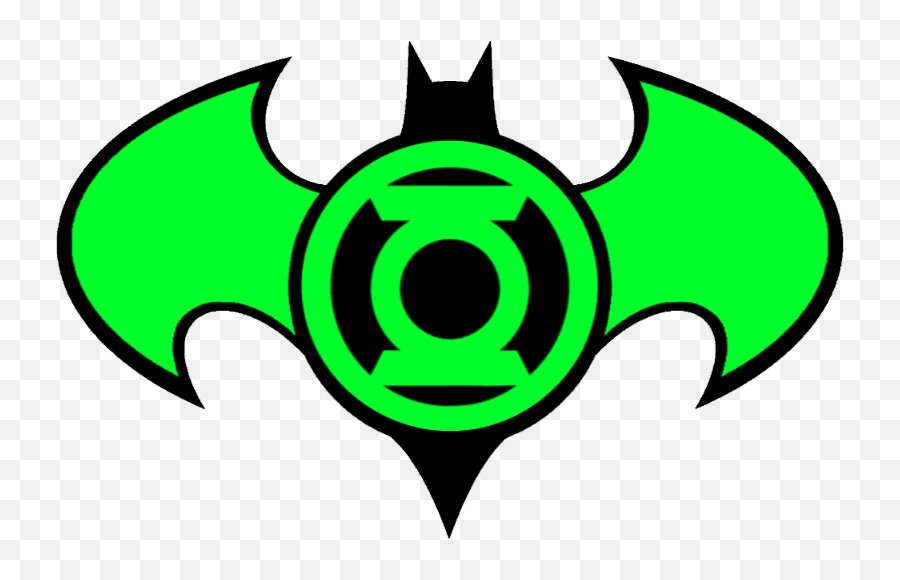 Green Lantern Drawing Logo - Batman Green Lantern Superman Png,Green Lantern Logo