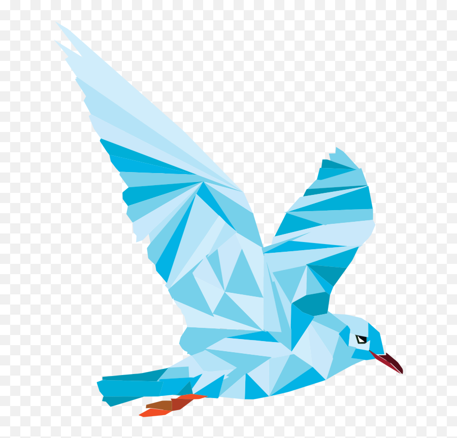 Download Low Poly Blue Bird - Pigeons And Doves Full Size Hummingbird Png,Doves Png