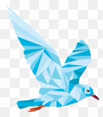 Download Low Poly Blue Bird - Pigeons And Doves Full Size Hummingbird Png,Doves Png