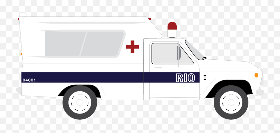 Chevrolet C10 Ambulance - Ambulance Side View Png Clipart Cartoon Ambulance Side View,Ambulance Png