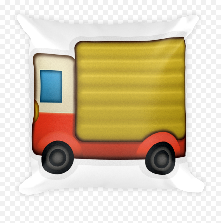 Download Emoji Pillow - Delivery Truck Car Png Image With Emoji,Car Emoji Png