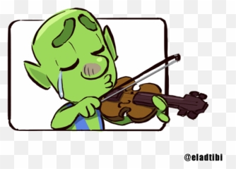 Art Sad Violin - Musical Emotes ClashRoyale Cartoon Playing png