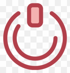 Power Button - PNG Repo Free Icons Red Svg