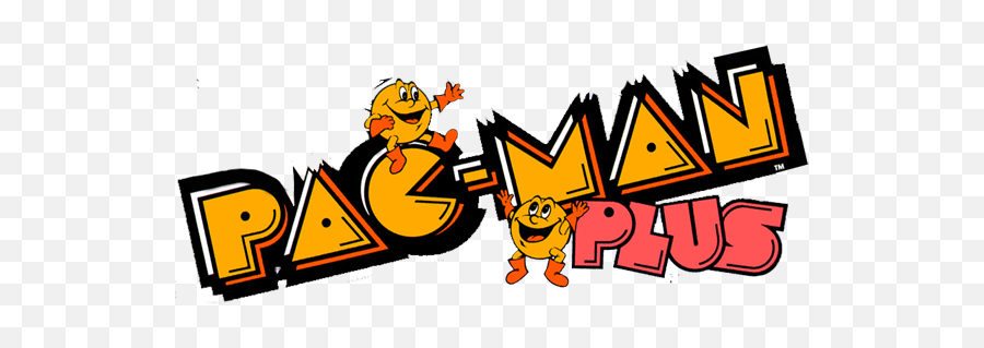 Pac - Man Plus Details Launchbox Games Database Pac Man Plus Launchbox Png,Pacman Logo
