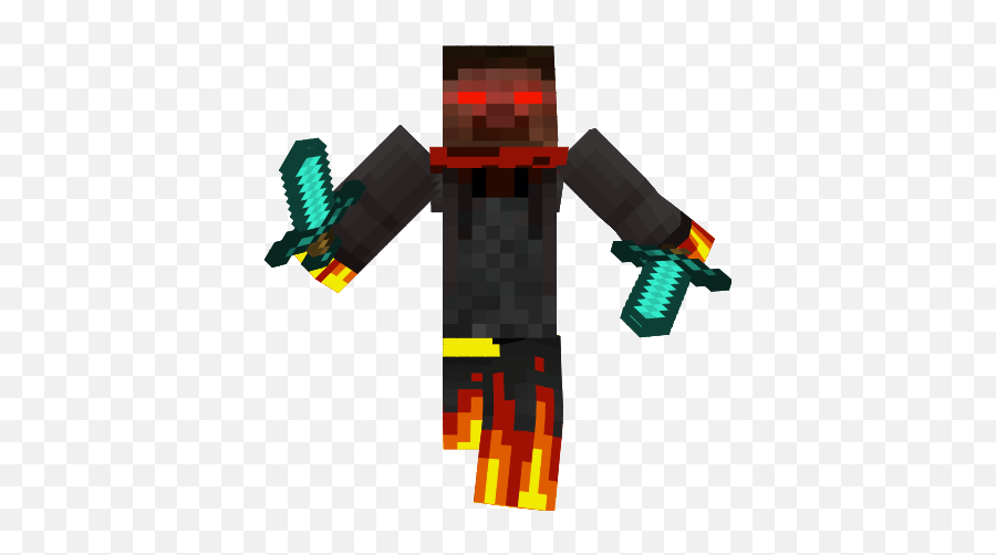 Herobrine with sword