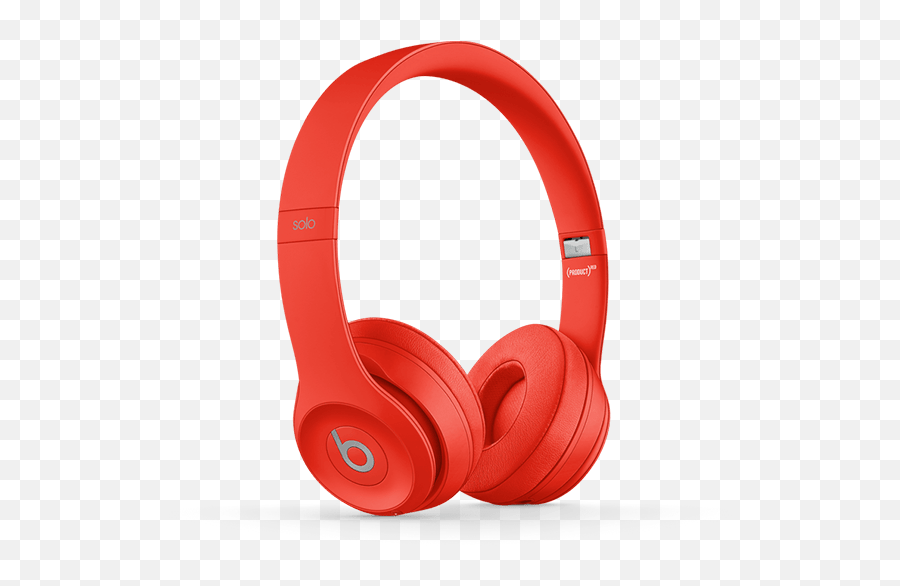 Headphone Beats Png 4 Image - Beats Solo 3 Wireless Red,Beats Png