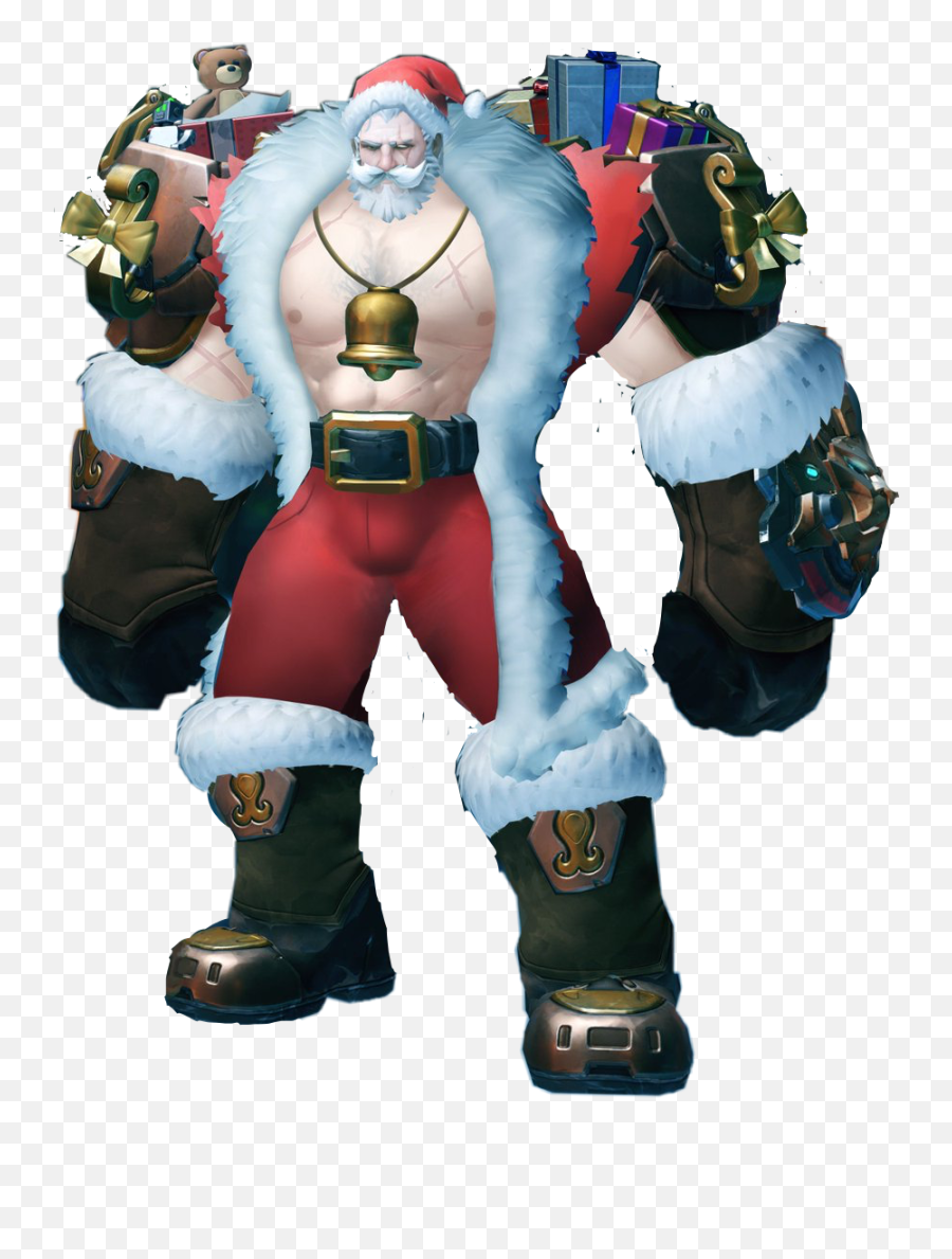 Reinhardt Overwatch Christmas Sticker By Lynfasjr01 - Overwatch Reinhardt Christmas Skin Png,Reinhardt Transparent