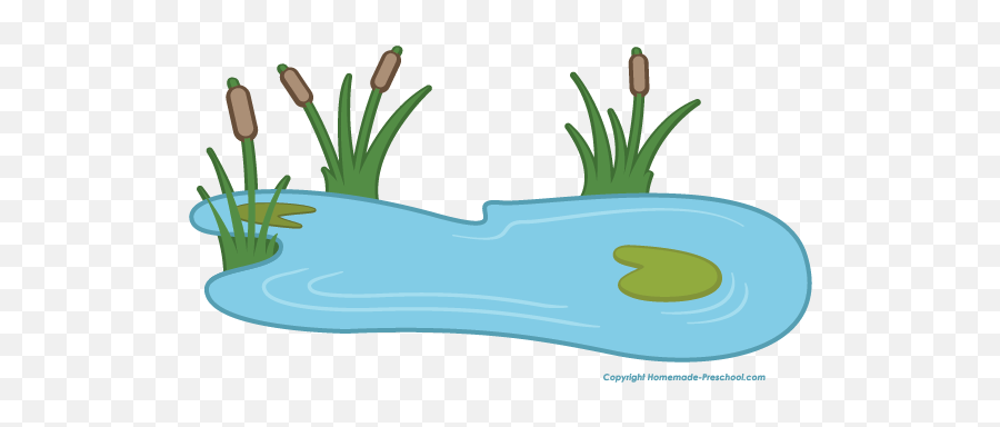 Lily Pad Clipart - Pond Clipart Png,Lily Pad Png