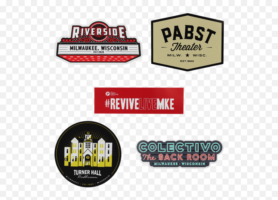 Venue Sticker Pack - Horizontal Png,Pabst Logo