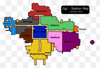 Locations - Tgstation 13 Wiki Layout Of The International Space Station Png,Space Station Png