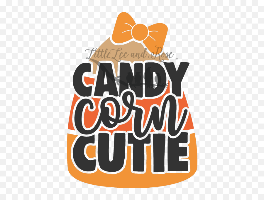 Candy Corn Cutie Clear Waterslide - Bow Png,Candy Corn Transparent