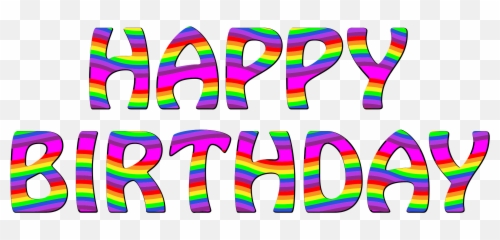 Funny Happy Birthday Clipart Image - Vertical png