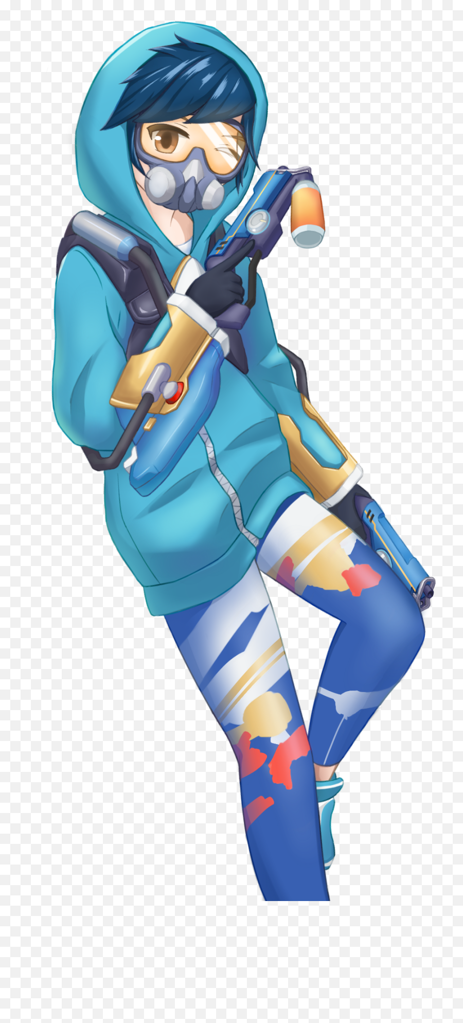Graffiti Tracer Drawn - Fictional Character Png,Tracer Transparent