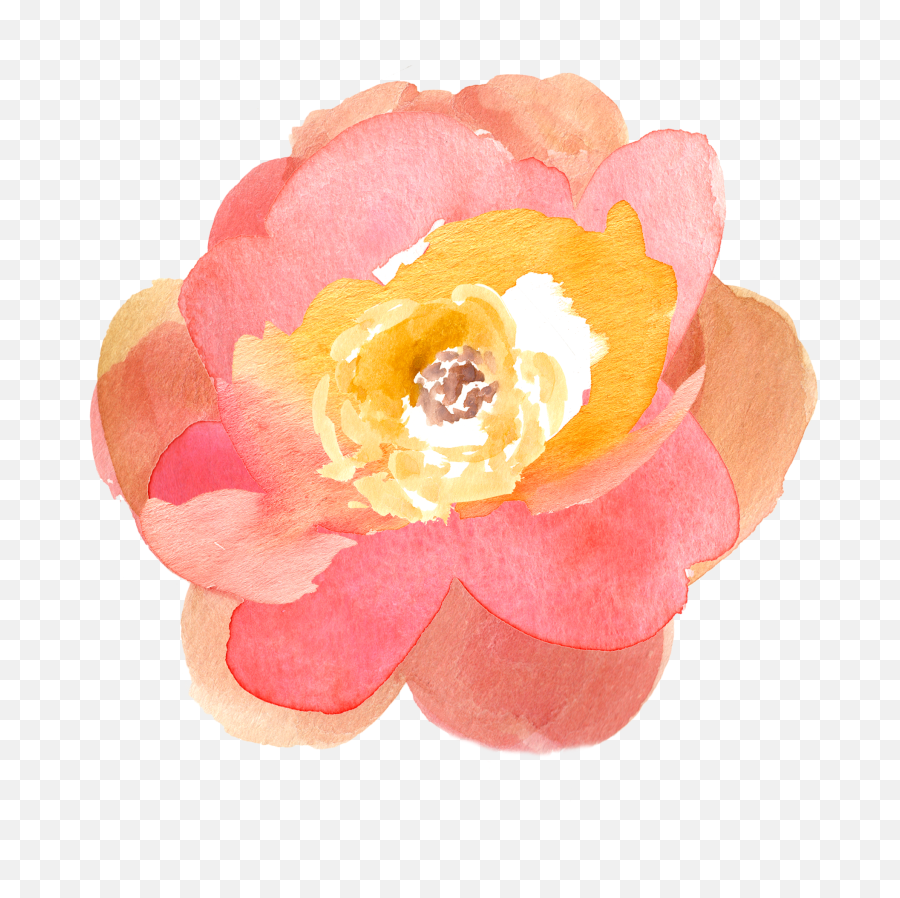 Flowers Clip Art Png - Flower Water Color Clipart,Watercolor Clipart Png