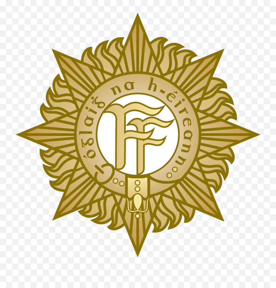 Irish Defence Forces Cap Badge - Badge Irish Defence Forces Png,Military Star Icon