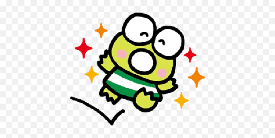 Keroppi 3 Whatsapp Stickers - Stickers Cloud Sanrio Frog Png,Keroppi Icon