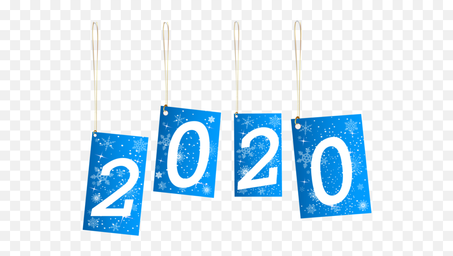 New Year 2020 Text Font Electric Blue For Happy - Fête De La Musique Png,New Pngs