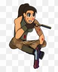 Royale Fortnite Battle Cartoon Hq Png - Fortnite Animated Character Png,Cartoon Gun Png