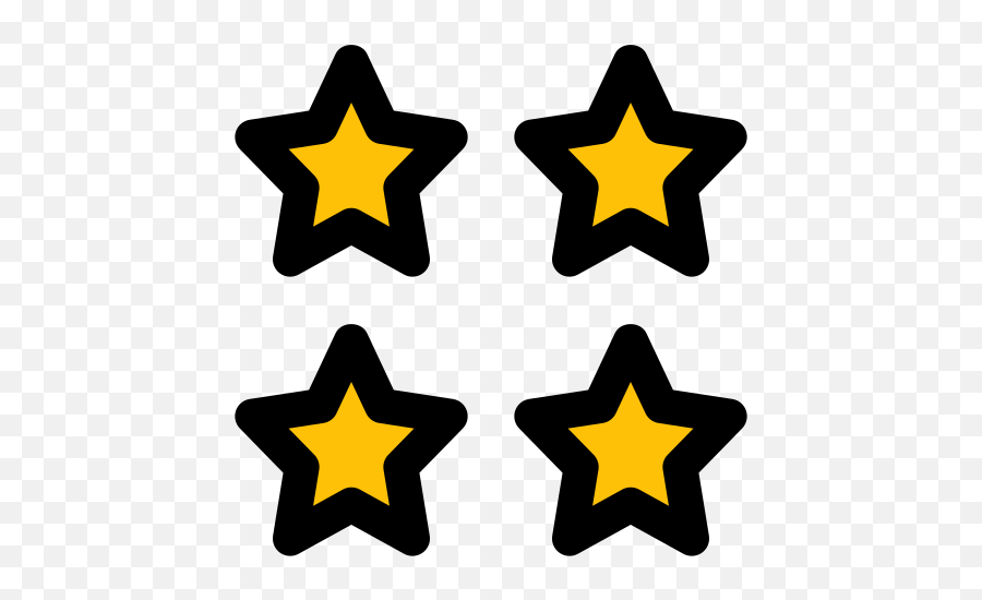 Four Stars - Free Signs Icons Types Of Star Png,4 Star Icon