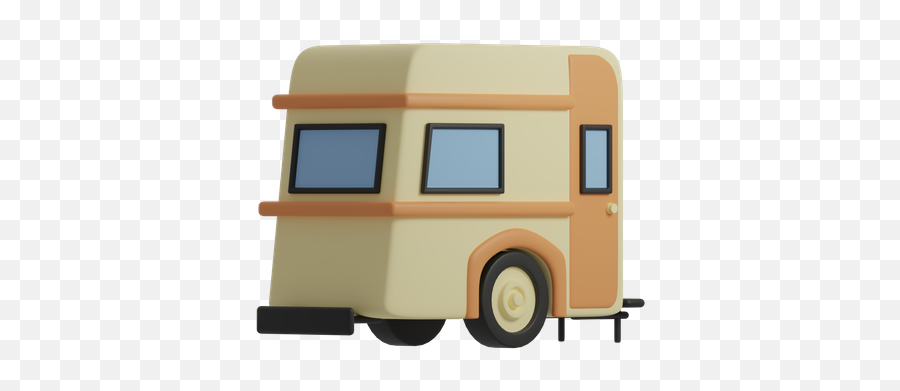 Camper 3d Illustrations Designs Images Vectors Hd Graphics - Commercial Vehicle Png,Motorhome Icon