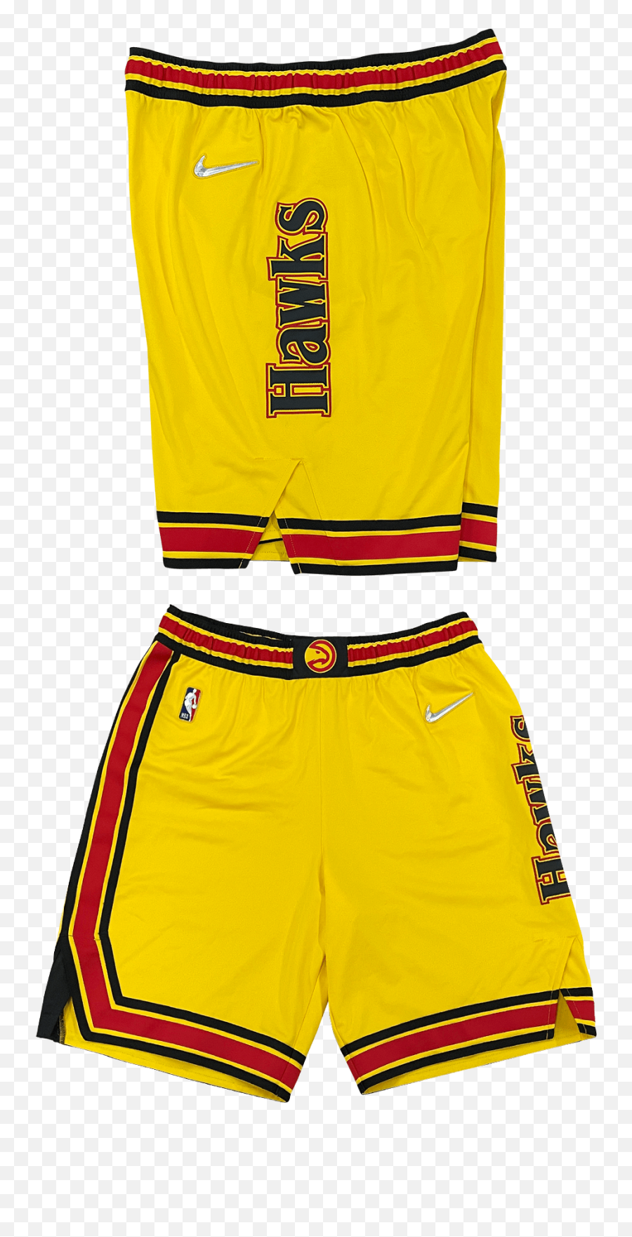Forever 404 Atlanta Hawks - Atlanta Hawks Basketball Short Yellow Png,Nike Icon Woven