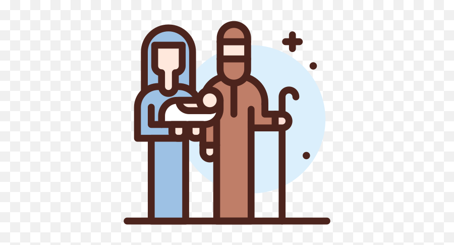 Holy Family - Free Holidays Icons Money Growth Icon Png,Icon Of Jesus Birth