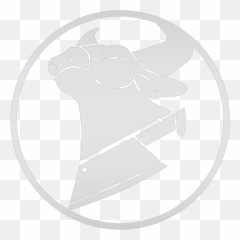 Cow Chop Logo - Support Campaign Twibbon Transparent Cow Chop Logo png