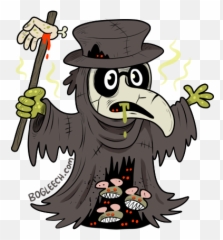 Boo - GLEECH Plague Doctor And Wendigo png