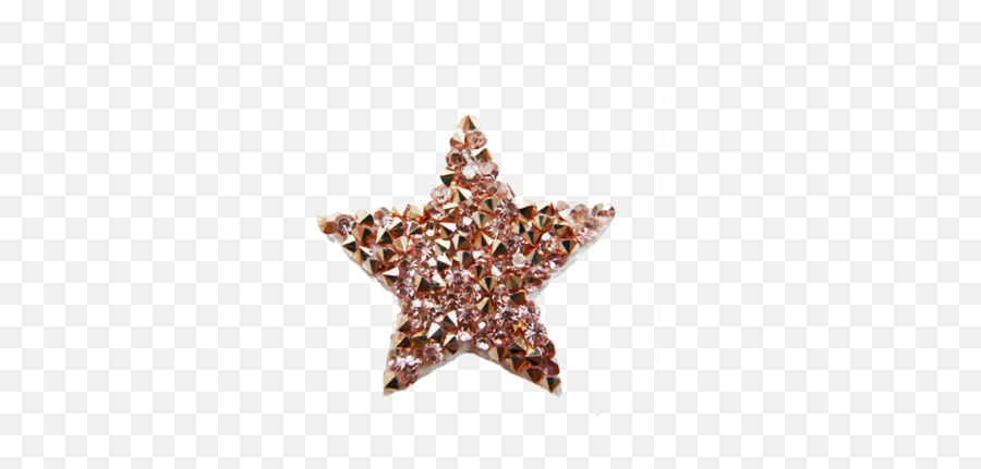 Mini Star Rock Crystal - Rose Gold Star Png,Gold Glitter Star Png