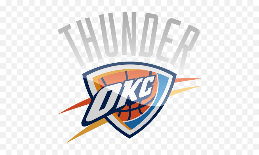 Oklahoma City Thunder Png Transparent Ok 1023863 - Png Okc Thunder Logo Png Transparent,Thunder Transparent