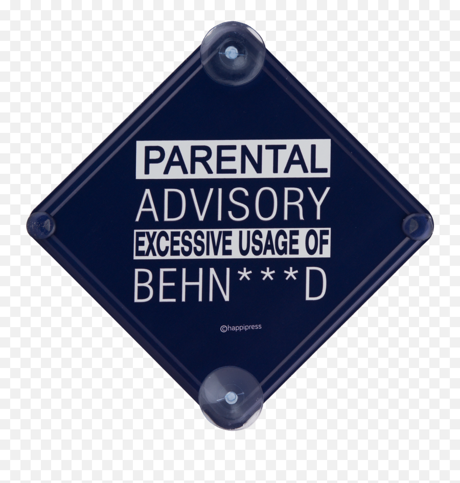 Parental Advisory Car Sign - Triangle Png,Parental Advisory Logo Png