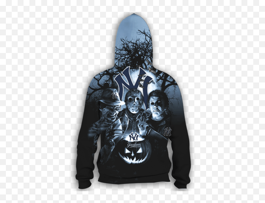 Official - Mlbnewyorkyankeesnewcustom3dprintedpremiumzipperedhoodies Halloween Freddy Krueger Png,Yankees Png