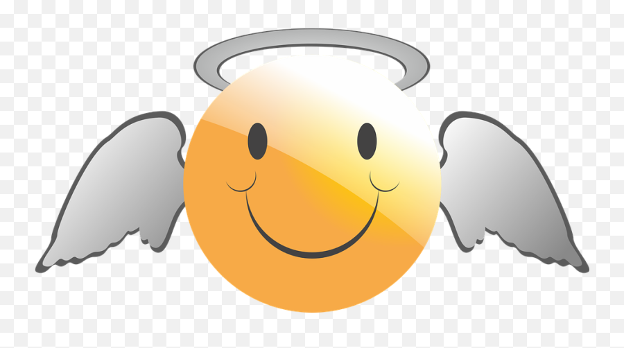 Emoticon Smiley Angel - Free Vector Graphic On Pixabay Kind Emoticon Png,Angel Emoji Png