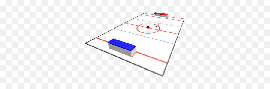 Hockey Rink With Sticks - Roblox Air Hockey Png,Hockey Rink Png