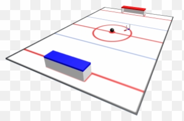 Hockey Rink With Sticks - Roblox Air Hockey Png,Hockey Rink Png