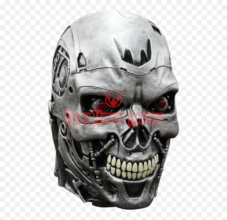 Terminator Head Transparent Png - Terminator T 800 Mask,Terminator Face Png