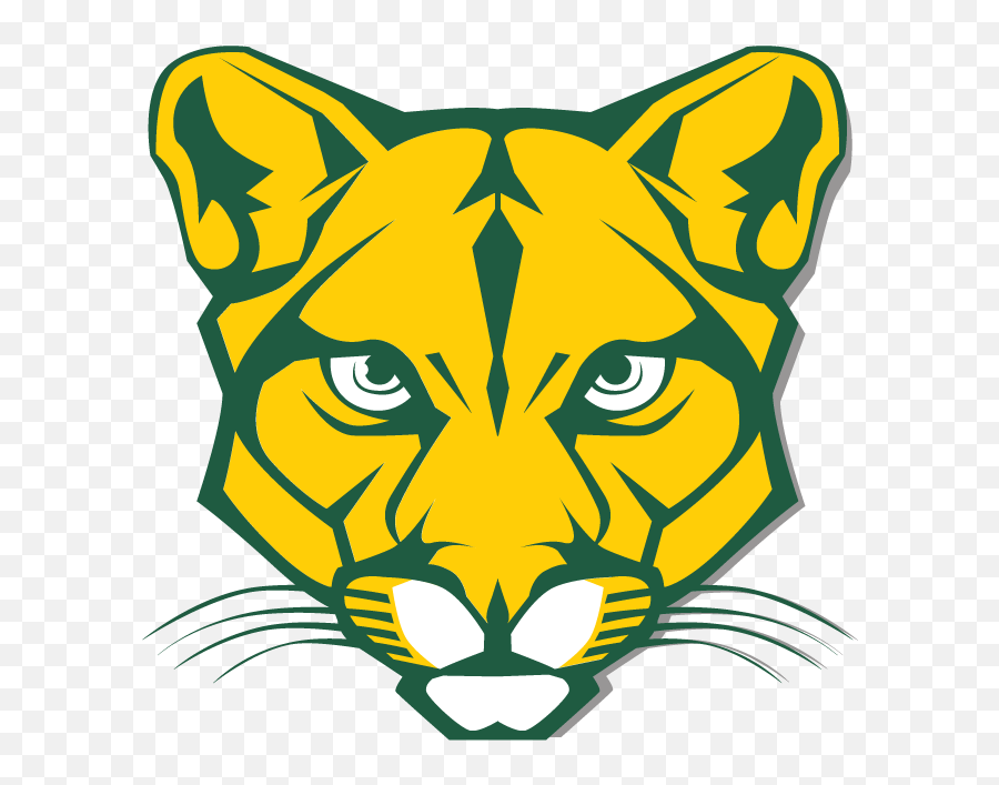 Yellow Cougar Head Png File - Cougars Logo,Cougar Png