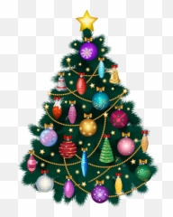 Christmas Deco Trees - Christmas Day Png,Christmas Trees Png